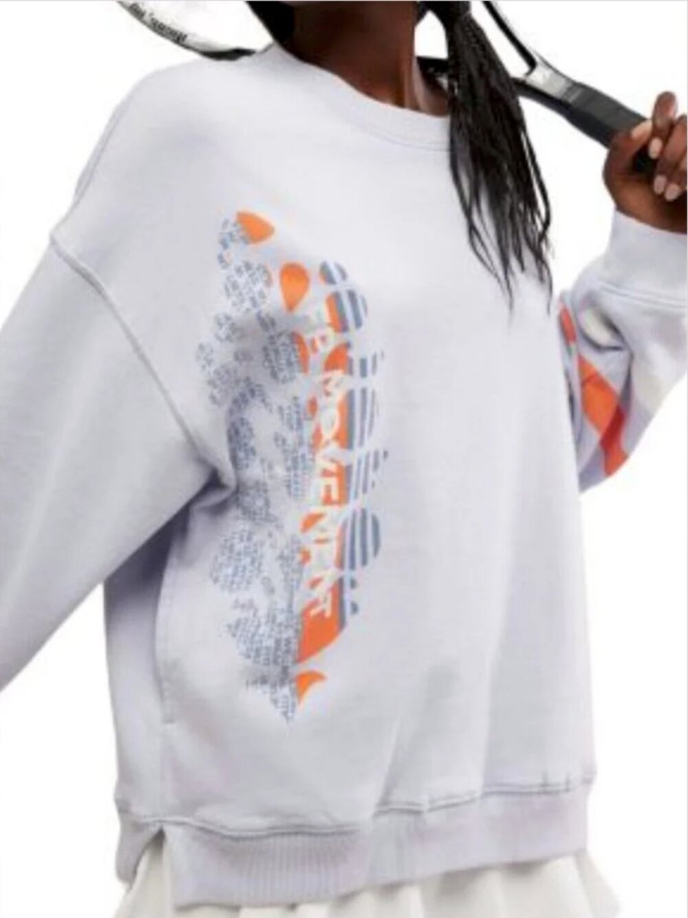 Free People Movement Oversized Sweatshirt Pullover size S